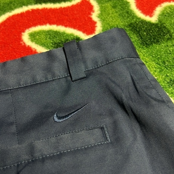Nike Golf Shorts Mens 38 Navy Tour Performance Dri Fit Swoosh - Picture 4 of 4